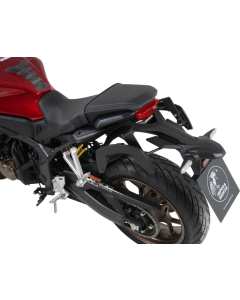 Coppia di telaietti porta valigie laterali Hepco & Becker C-Bow 6309519 00 01 per moto Honda CBR650R dal 2019.