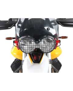 Hepco & Becker Moto Guzzi V85 TT griglia faro in acciaio nero