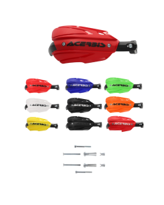 Acerbis 0026515 kit montaggio paramani sulla moto Kove 450 Rally.