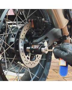 Easyblock CFMoto 450MT antifurto blocca ruota posteriore.