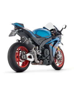 Arrow 71004PTN Terminale Pista in titanio Dark con raccordo in acciaio per Aprilia RSV 4 dal 2025.