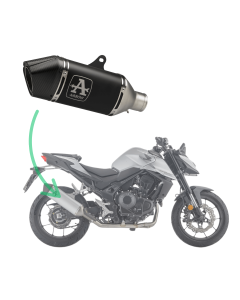 Arrow 71503VLN terminale Veloce titanio Dark per Honda CB750 Hornet 2025.