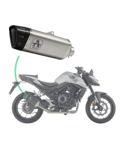 Arrow 71508PT terminale Pista titanio per Honda CB750 Hornet 2025.