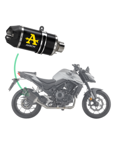 Arrow 71954AKN terminale Indy Race alluminio Dark per Honda CB750 Hornet 2025.