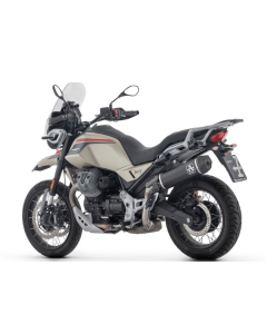 Arrow 71998AKN terminale Indy Race Evo alluminio Dark Moto Guzzi V85TT dal 2025.