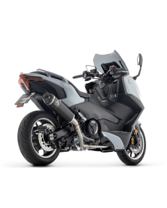 Arrow 73022PKN Kit completo racing con terminale Indy Race in titanio Dark per TMAX 560 dal 2025.