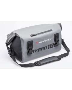  SW-Motech DryBag BC.WPB.00.018.10000  borsa da sella  impermeabile nero antracite capacità 8 litri, utilizzabile come borsa serbatoio, posteriore e tracolla.