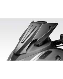 De Pretto Mooto R-01046 cupolino in alluminio nero "Owl's Head" per Yamaha T-MAX 560 dal 2025.