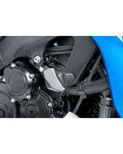 Puig 9866N6378U tampone paratelaio con cover colorata  grigia per moto YAMAHA YZF-R6 2020, montaggio facile e veloce, con libretto di istruzioni 