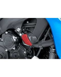 Puig 9866N6378R  tampone paratelaio con cover rossa per moto YAMAHA YZF-R6 2020, montaggio facile e veloce, con libretto di istruzioni