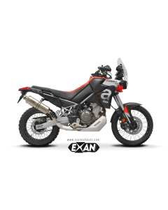 Exan XA10-00-ORT terminale in titanio OV-Rally per Aprilia Tuareg 660.