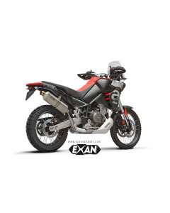 Exan XA10-00-XRT terminale in titanio X-Rally per Aprilia Tuareg 660.