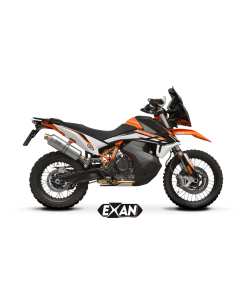 Exan XKTM27-00-ORT silenziatore OV-Rally in titanio KTM 790 Adventure dal 2025.