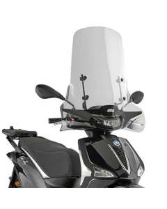 Givi 5623A parabrezza trasparente per Piaggio Liberty 50 / 125 / 150 dal 2025.