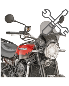 Givi A4124A attacchi per montare il cupolino A201 o A210 su Kawasaki Z900RS dal 2018