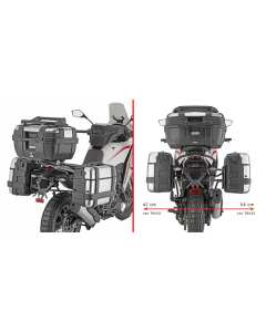 Givi PLO9352MK telaietti laterali Moto Morini X-Cape 700 dal 2025