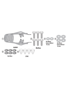 Givi SR6426 attacco per montare un bauletto sulla moto Triumph Speed Twin 900 dal 2025.