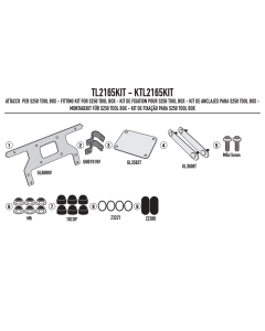 Givi TL2165KIT kit aggancio S250 su Tenerè 700 21-24