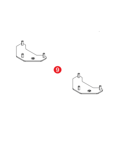 Givi Z3597R kit 2 stabilizzatori inferiori posteriori bauletti Alaska.