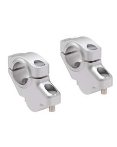Hepco & Becker 42404582 00 09 riser silver per Yamaha Tenerè 700 dal 2025 H+30 mm P+21mm.