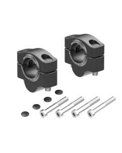 Hepco & Becker riser neri per Yamaha Tenerè 700 dal 2025 +20 mm.