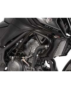 Hepco & Becker 5014584 00 01 barre paramotore nere per Yamaha MT-03 dal 2025.