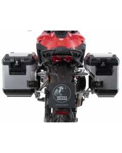 Hepco & Becker 6517680 00 22 00-40 kit valigie laterali silver XPlorer per Ducati Multistrada V4 dal 2025.