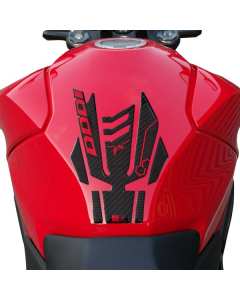 Honda Hornet 1000 adesivo para serbatoio carbon look / rosso Labelbike 1000414200033.
