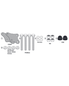 Kappa KNH1201KIT kit per paramotore superiore KTNH1201 senza paramotore basso