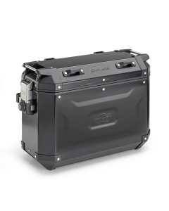 Kappa KVG37BR K'Voyager valigia laterale destra in alluminio nero 37 litri.