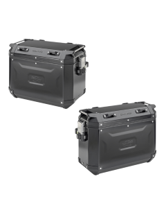 Kappa KVG4837BPACK2 coppia di valigie laterali K'Voyager nere 37/48.