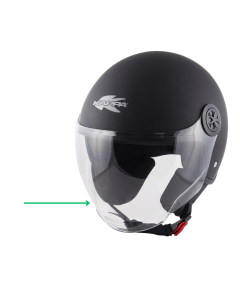 Kappa Z1837TR visiera trasparente casco Demi JET KV59.