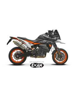 Exan X-Rally terminale in acciaio inox satinato KTM 890 SMT XKTM28-00-XRI.