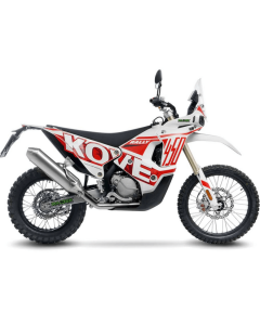 LeoVince 80047 raccordo elimina catalizzatore per Kove 450 Rally termi ale originale.