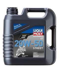 Liqui Moly 1696 olio motore moto 20W50 Motorbike Street da 4 litri.