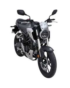 Ermax 0601T03-95 Cupolino colore alluminio, per abbellire la tua moto, HONDA CB 500 X 2019/2020