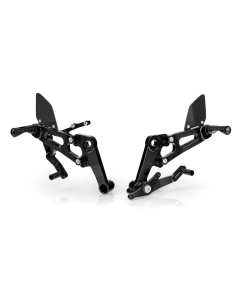 Paraxite PRS001N pedane arretrate regolabili per Aprilia RS660 e Tuono 660.