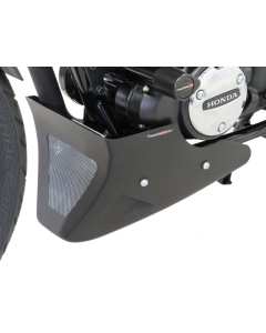 Powerbronze 320-H126 puntale motore Belly Pan nero opaco con rete argento per Honda GB350S.