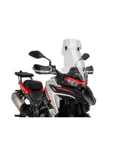 Puig 21800H cupolino fumè chiaro Touring con visore per Benelli TRK 702 X.