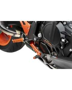 Puig 22207t pedale cambio regolabile arancione per KTM 990 Duke.