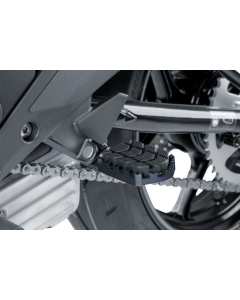 Puig 7587N pedane poggiapiedi moto nere modello enduro