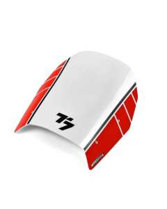 Pyramid 22270C cupolino fly screen Competition White Scheme per Yamaha Tenerè 700.