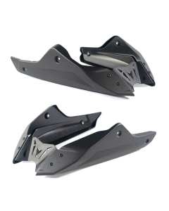 Pyramid 22400M belly pan puntale motore nero opaco per Yamaha MT-07 dal 2021.