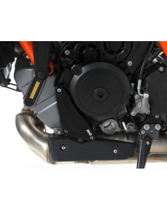 R&G ECS0189BK protezione carter motore sinistra per KTM 1390 Super Duke dal 2024.