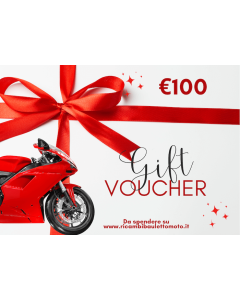Card regalo per accessori moto da 100 euro