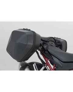 Coppia di Valigie laterali Urban ABS e telaietti SLC destro e sinisto specifici per la moto Honda CB750 Hornet dal 2023.