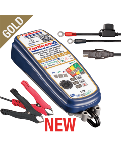 Tecmate TM630 OptiMate 4 Quad caricatore e mantenitore di carica.