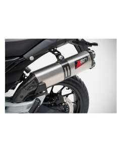Zard ZMG010S10SCR scarico Racing in titanio per Moto Guzzi V85TT dal 2025.