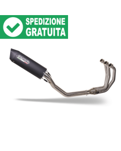 Gpr E5.T.100.CAT.FNE4 scarico completo Furore Evo4 nero per Daytona 660.