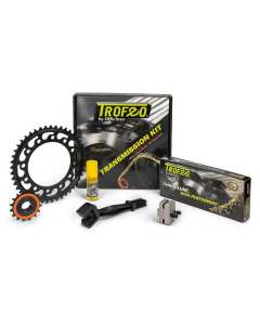 Trofeo 256434000 kit trasmissione professionale per CF Moto 450MT dal 2024.